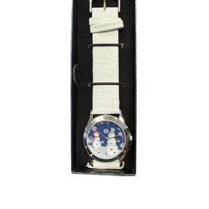 Avon ‘Tis the season Snowman Analog Watch NIB vintage 2009